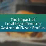 The Impact of Local Ingredients on Gastropub Flavor Profiles