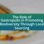 The Role of Gastropubs in Promoting Biodiversity Through Local Sourcing
